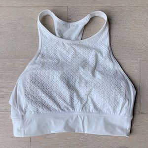 Lululemon high neck white bra 6